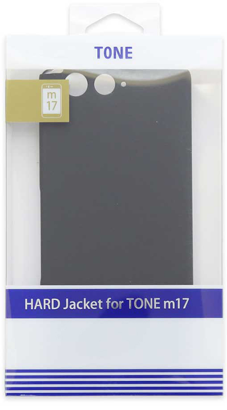 スマートフォン TONE(m17)用 保護ケース HARD Jacket マットブラック