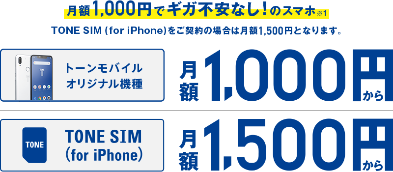 インターネット使い放題+ TONE電話(050 IP電話)通話基本料